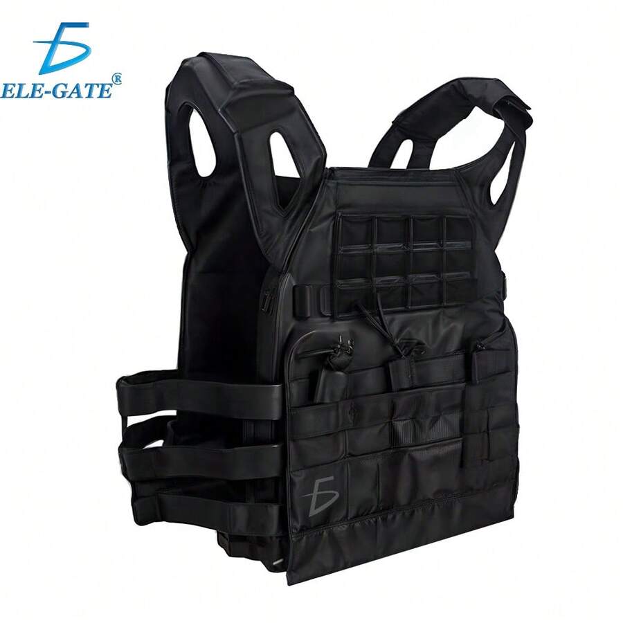 Vest With Adjustable Straps And High-Resistance Drawstrings - Black - View 1