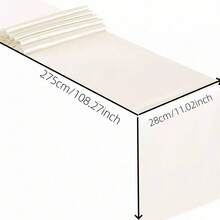 2pcs 28*275cm 11.02*108.27inch Royal Blue Satin Table Runner, High Density Hemmed Edge, Hotel Wedding Dining Table Decor, Polyester Solid Color Tablecloth (Multiple Colors Available). - Multicolor - View 17