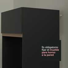 Madesa Reims 437cm Corner Complete Kitchen NN 01 - Black - View 7