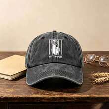 1 pieza Gótico Casual Lavado, con diseños de impresión "Animales y Letras". Es perfecto para uso diario y todas las actividades al aire libre. - Multicolor - Ver 5