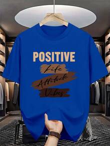 Men T T-Shirt, Base Shirt, Versatile Top, Summer Men's Clothing - 黑色 - 查看 10