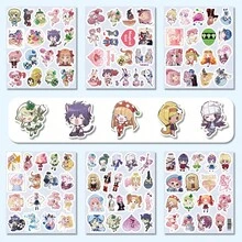 100pcs Sweetheart Guardian Cartoon Animation Doodle Stickers, Cute Creative Decorative Waterproof Stickers For Journaling - Multicolor - View 5