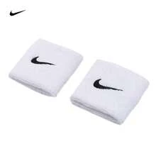 NIKE Unisex One Size Towel Short Wristband, Sweat-Absorbing For Fitness Training, Badminton, Tennis, Basketball Sports - White - View 6
