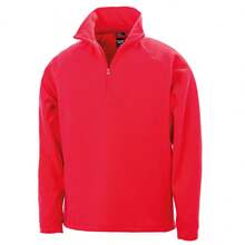 Result Mens Core Micron Anti-Pill Fleece Top - Red - View 1
