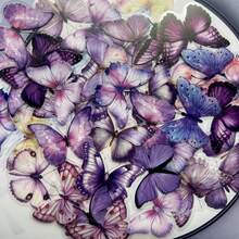 6 Packs Butterfly Graffiti Stickers, Stationery & Gift Packaging Supplies, Creative Fashion Manual Material Decoration DIY Stickers, Box Sealing Stickers, Commercial Product Packaging Sealing Stickers, Gift Box Decoration Bag Packaging Labels - 6-pack - View 8