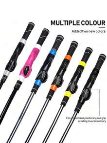 1pc Golf Grip Trainer - Improve Grip Accuracy, Achieve Precise And Controllable Swing - Designed For Right-Handed Users | Multiple Colors Available - Ideal Gift For Beginner Golf Enthusiasts - Multicolor - View 6