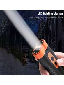 Rechargeable LED Ultrasonic Bark Deterrent, Ultrasonic Dog Repeller, One-Button Handheld Dog Repeller, Portable Dog Training Aid, Indoor And Outdoor Behavior Correction, Dog Trainer, Ultrasonic Bark Deterrent, Handheld Dog Repeller And Trainer, Dual-Light Bark Deterrent Tool, Harmless Pet Trainer - Multicolor - View 6