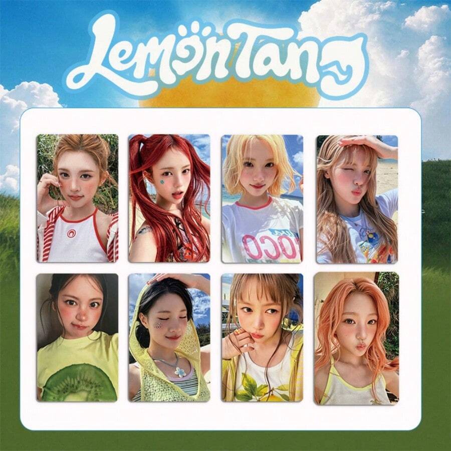 8入 Hearts2Hearts 「Lemon_Tang」幸運卡/明信片/特別卡/Xinmei H2H 周邊商品 - 彩色 - 查看 1