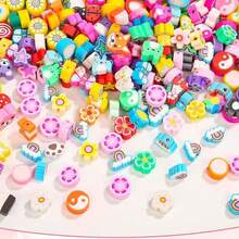 3400/1000/50pcs Polymer Clay Soft Clay Beads Jewelry Making Kit, For DIY Bracelets, Necklaces, Earrings, Phone Chains, Keychains, Craft Making - Color Mixing - View 3