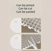10/20pcs DIY Plastic Bird Spikes, Prevent Cats And Squirrels From Entering Garden Fence, Repel Pigeons, Outdoor Bird Spikes, Fence Wall Bird Spikes, Gardening Supplies - White - View 10