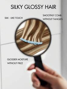 Extensiones de cabello humano Remy con cinta adhesiva invisible y sin costuras, 10 piezas, accesorios para festivales, conciertos, viajes de verano y artículos esenciales para vacaciones - Multicolor - Ver 3