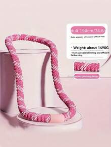 Silent Fitness Hoop Full Coverage Non-Binding Brand New Weighted Circle Fitness Method Abdominal Sweating Abdominal Muscle Enhancement Weighted Ball For Adults Best Gift For Mother Wife And Daughter Weight Loss Exercise Workout Equipment For Home - Multicolor - View 2
