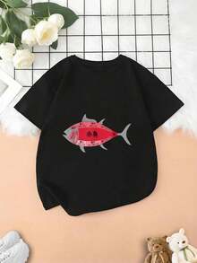 Tween Girls T-Shirts - Black - View 1