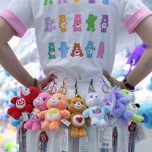 Care Bears 15cm Butterfly Wing Plush Keychain, Screaming BB Sound Cartoon Bear Bag Charm, Stuffed Pendant Backpack Decoration, Fan Edition - Multicolor - View 12