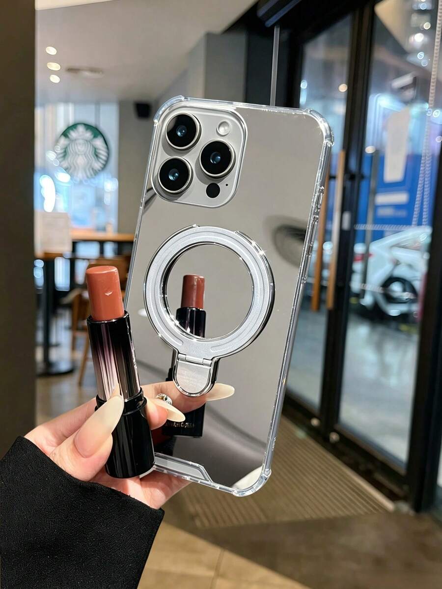 1pc Mirror Stand Phone Case