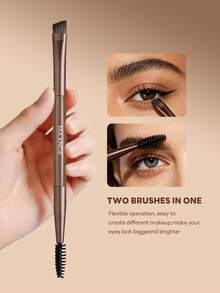 MAANGE 6pcs Professional Dual-Ended Makeup Brush Set, Portable Travel Makeup Brush Kit, Includes Face Brushes, Eye Brushes, Detail Brushes And Other Makeup Tools, Suitable For Travel And Dating, Can Be Used As A Gift For Women - Multicolor - View 9