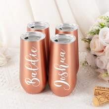 MerexSync Copa de champán, Taza aislada para dama de honor, Taza aislada personalizada, Copa de vino para dama de honor, Taza aislada personalizada, Invitación para dama de honor, Multifuncional, Decorativa, Reutilizable, Exquisita, Elegante, De alta calidad, Colorida, Moderna, Personalizada, Única, Regalo de cumpleaños, Despedida de soltera, Decoración de graduación, Regalo para maestro, Accesorio festivo - multicolor - Ver 8