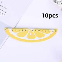 Custom Creative Fruit-Shaped Ruler, Teaching Reward, Birthday Decoration, Student Stationery, Creative Gift, Back To School Gift - Multicolor - View 12