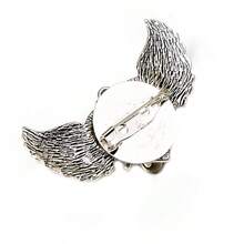 Punk Wing Brooch Gothic Vintage Airplane Gear Pin Steampunk Lolita Gear Cosplay,Halloween - A - View 7