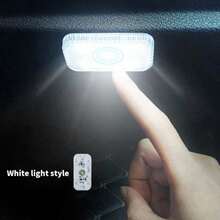 Đèn LED cảm ứng ô tô, đèn nội thất mini không dây, phù hợp cho trần/mái xe, đèn đọc sách, bậu cửa, ngăn chứa đồ, sạc lại qua USB - Nhiều màu - Xem 11