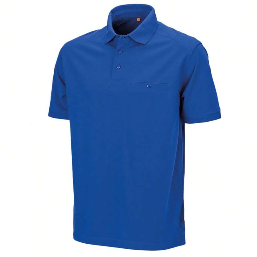 Result Mens Work-Guard Apex Short Sleeve Polo Shirt - Royal - View 1