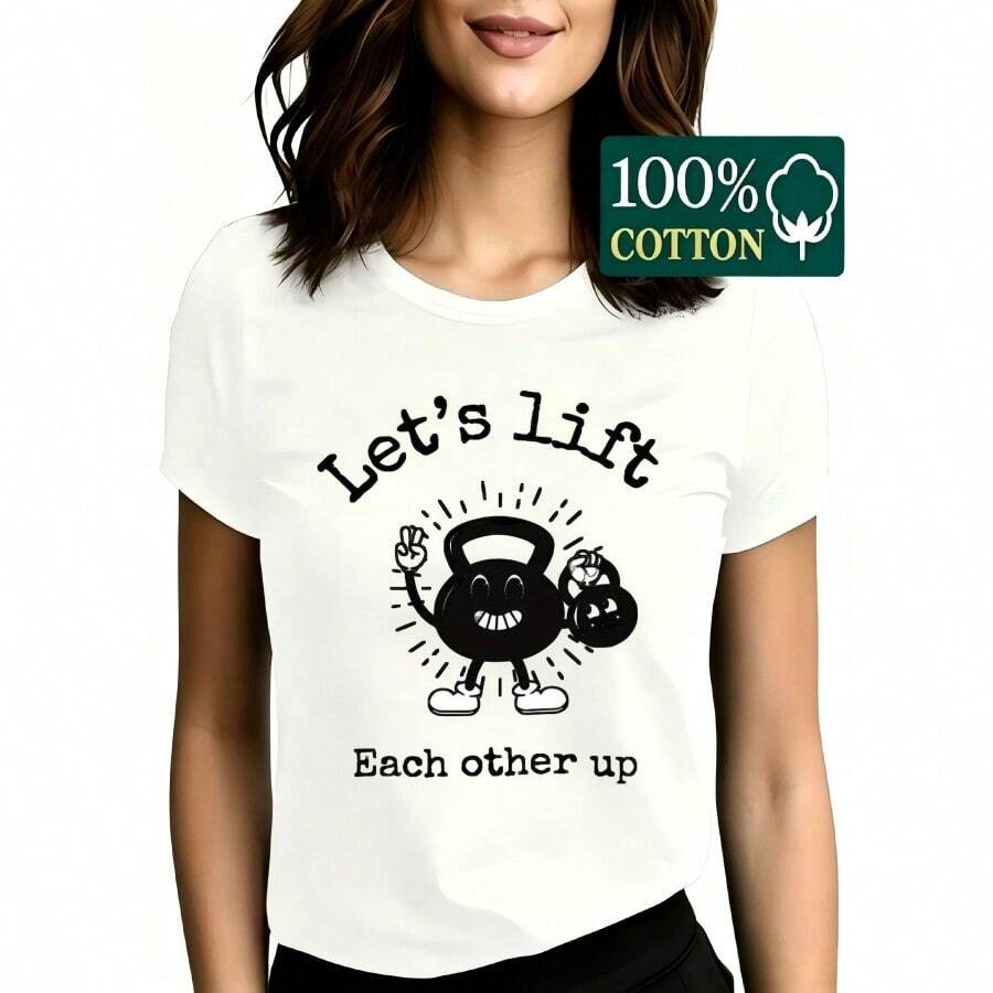 Women T-Shirts - 白色 - 查看 1