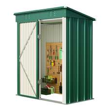 Outdoor Tool Shed, Storage Hut, Patio/Garden Tool Storage Cabinet, Household/Outdoor Waterproof And Rustproof Farm Implement And Miscellaneous Item Storage Cabinet. - Green - View 2