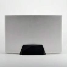 極簡幾何筆電支架－可攜式垂直支架，適用於 MacBook Pro（最高 17mm）及所有筆記型電腦，省空間的辦公室與居家桌面收納架 - View 4