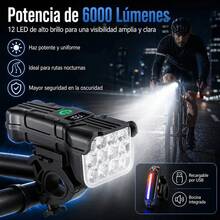 Bicycle Front Lights - Black - View 10
