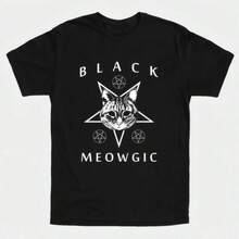 Unisex T-shirt met korte mouwen, Bowlingbal Cartoon Casual Unisex T-shirt - Zwart - Bekijken 1