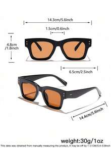 1pc Unisex Kids 6-10 Years Old Classic Casual Square Frame Fashion Glasses, Solid Color PC Frame, Soft Tinted Lenses, Lightweight Style, Suitable For Daily Outdoor Wear, Includes Glasses Case - Multicolor - View 12