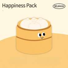 2入 Infeel.Me 黏貼便條紙 Happy Packing 系列，可愛 Ins 風格學生備忘錄可重複使用便利貼 - 彩色 - 查看 4