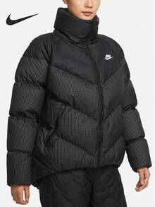 Nike Authentic 2023 Winter New Women's Windproof Warm Sports Down Jacket FD8212-010 - FD8212-010 - View 1