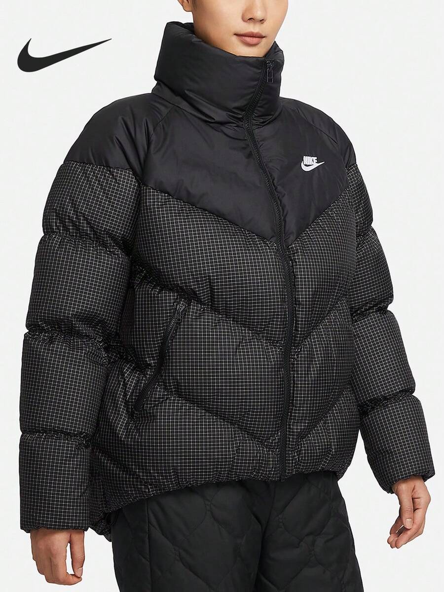 Nike Authentic 2023 Winter New Women's Windproof Warm Sports Down Jacket FD8212-010 - FD8212-010 - View 1
