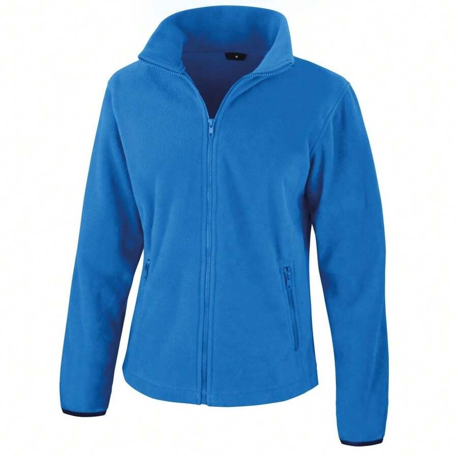 Result Womens/Ladies Core Fashion Fit Fleece Top/Full Zip Jacket - Electric Blue - View 1