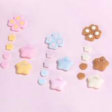 Switch Joystick Cap Cross Button Sticker, "Cute Star & Heart" Silicone Joystick Cover, Suitable For OLED Display - View 6