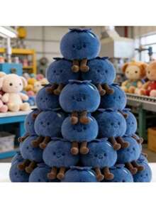 12cm Blueberry - A Charming Gift For Young People - Multicolor - View 6