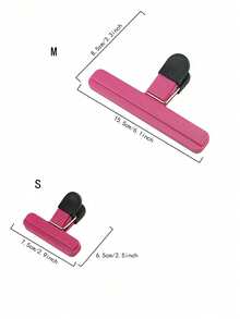 Food Bag Clips, Used For Storing Food Bags, 2 Sizes, Kitchen Clips For Food Sealing, Freezer Bag Clips, Reusable Plastic Clips, Keep Food Fresh, Perfect For Home Kitchen Office - Multicolor - View 3