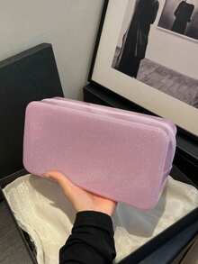 FOREVER MIYIN Minimalist Scented Jelly Cosmetic Bag For Women,Large Capacity Durable Waterproof Toiletry Bag Cosmetic Organizer, Zipper Design,Travel Essential - Multicolor - View 5