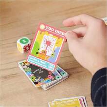 Fast-Paced Strategic Party Card Game With Cartoon Style Illustrations, Featuring Various Funny "Death" Ways, Perfect For Halloween Party - View 6