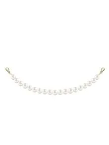 1pc/5pcs Gold Faux Pearl Hat Chain Brim Decoration Unisex Metal Detachable Chain Loose Trucker Hat Pearl Thick Chain Accessory Pendant Women's Keychain For DIY Mesh Baseball Cap Lanyard (Hat Not Included) - Multicolor - View 14