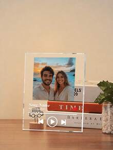 A Custom Music Plaque That Can Print Multiple Pictures And Text. Suitable For Father's Day, Graduation Ceremonies, Weddings, Housewarming Parties, Restaurants, Living Rooms, Bedrooms, Offices, Tea Rooms And Home Decorations. - No Base 12*16 Square 1p Music 01 - View 4
