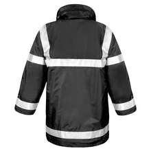 Result Mens Work-Guard Workwear Management Coat - Black - View 2