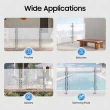 90cm Railing Post Stainless Steel Railing Post Stainless Steel Handrail Railing - Railing Post - View 8