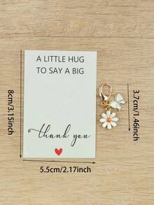 20PCS Mini Cute Colorful Butterfly Daisy Keychain, Suitable For Backpack Charm, Daily Bag Decoration, Holiday Party Gift, Back To School Gift, Graduation Gift, Women's Keychain, Car Keychain, Keychain Making Material, Backpack Charm Keychain, Keychain Pendant, Keychain Coin Purse, Bulk Keychain, Keychain Set, Keychain Accessories - Multicolor - View 8
