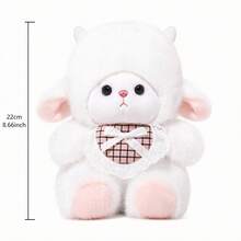 8.66inch Cute Sheep Wool Plush Doll-Super Soft And Fluffy.Silicone Baby Doll Full Silicone Body Plush Anime Figure Stuffed Animal Teddy Bear Plushies Soap Office Desk Room Decor Squishy - Multicolor - View 9