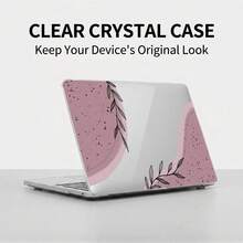 2件裝透明全覆蓋硬殼PC保護殼，適用於Macbook/Matebook，水晶透明防刮防撞薄型筆電殼，相容13 Neo/13.3 Air/13.3 Pro/13.6Air/14.2 Pro/15Air/16.2Pro/D16/14 Ultra - 查看 1