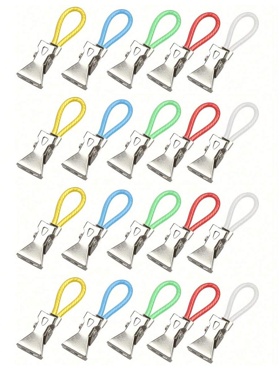 5/10pcs Multi-Color Metal Kitchen Hanging Hooks, Suitable For Kitchen, Cabinet And Bathroom (5 Colors)