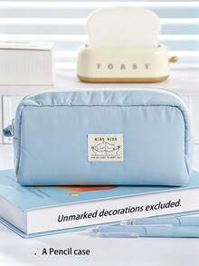 Large Capacity Multi-Function Student Pencil Case, Portable Large Size Pencil Storage Box, Pencil Holder, Back To School Gift, First Day Of School - Multicolor - View 1