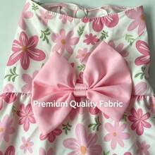 Pet Dress Dog Clothes Cat Dress - Baby Pink - View 6